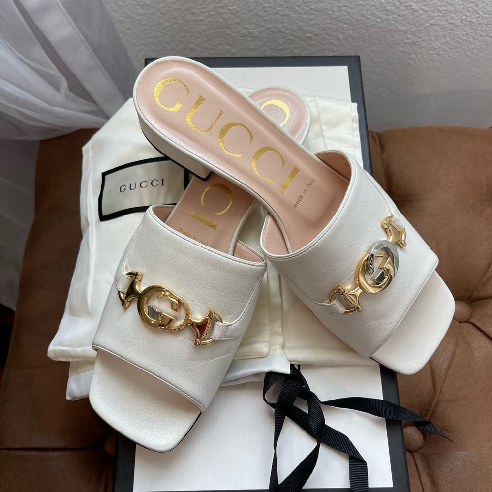 Gucci horsebit sandals